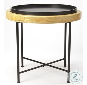 Butler Loft Rochester Distressed Black Accent Table
