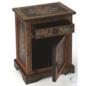 Bihar Brown Hand Painted Chest