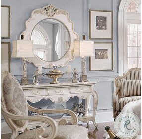 Lavelle Classic Pearl Console Table Mirror