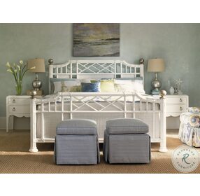 Ivory Key Crisp White Pritchards Bay Queen Poster Bed