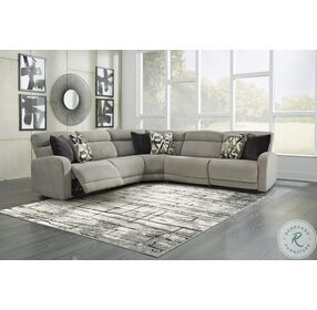 Colleyville Stone 5 Piece Power Reclining Sectional