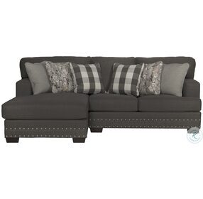 Crawford Metal And Charcoal LAF Chaise Sectional
