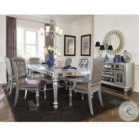 Orsina Silver Extendable Dining Table