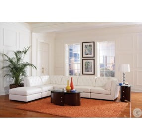 Quinn White LAF Sectional