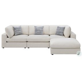 Serene Beige 4 Peice Sectional
