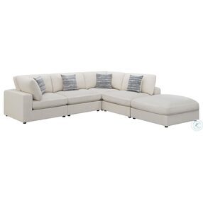 Serene Beige 5 Peice Sectional