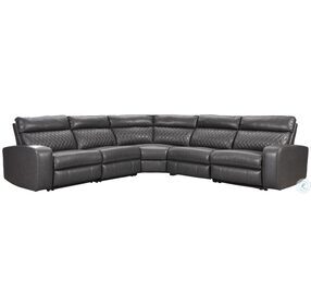 Samperstone Iron Power Reclining Sectional