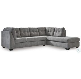 Marleton Gray 2 Piece RAF Chaise Sectional