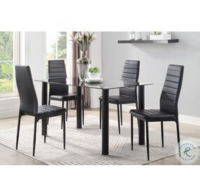 Florian Black Side Chair Set of 2