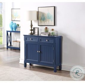 Pinehill Blue Two Door Two Drawer Cabinet