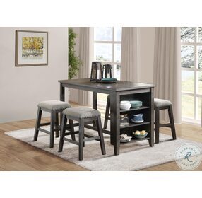 Timbre Gray Counter Height Stool Set Of 2