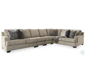 Bovarian Stone 4 Piece Sectional with LAF Loveseat