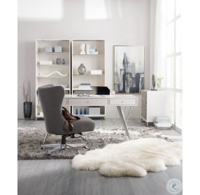 Sophisticated White and Cream Contemporary Lateral File