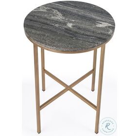 Butler Loft Caty Distressed Multi Marble End Table