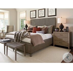 Cypress Point Driftwood Isle Woven King Platform Bed