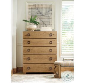 Los Altos Natural Oak Stain Carnaby Drawer Chest