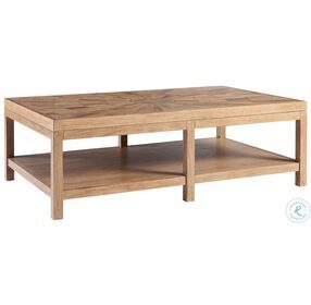 Los Altos Natural Oak Stain Ducane Rectangular Occasional Table Set