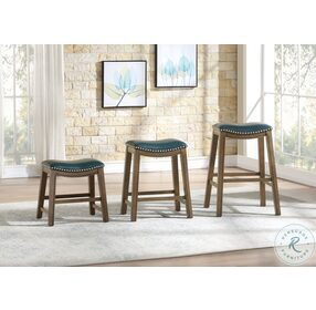 Ordway Green Counter Height Stool