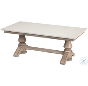 Danielle Sandal Wood Beige Occasional Table Set
