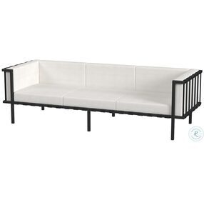 Norway Black And White Outdoor Sofa