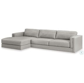Amiata Glacier 2 Piece Sectional with LAF Chaise