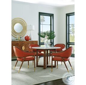Palm Desert Anticato Marble And Sundrenched Sierra Arcadia Breakfast Table
