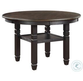 Asher Brown And Black Dining Room Set