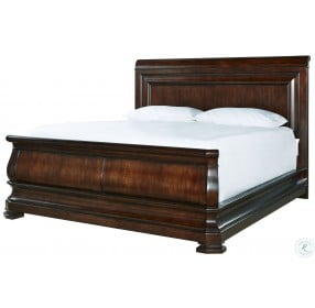 Reprise Classical Cherry Sleigh Bedroom Set