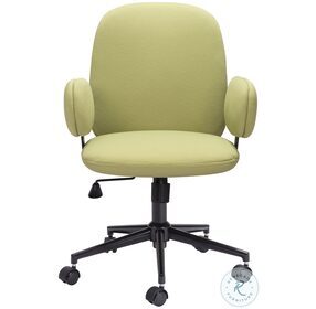 Lionel Olive Green And Black Swivel Office Chair