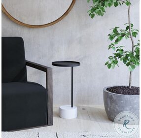 Banyan Black And White Scatter Table