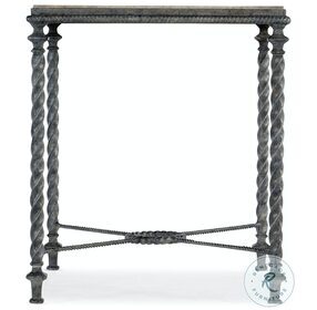 Traditions Gray And Brown End Table