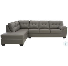 Donlen Gray LAF Chaise Sectional