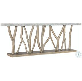 Surfrider Distressed Brown Console Table