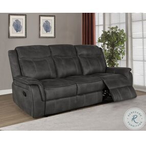 Lawrence Charcoal Reclining Living Room Set