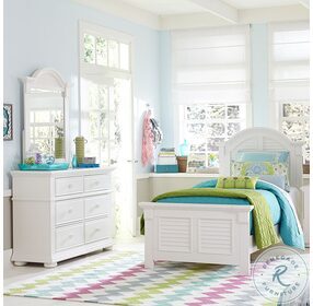 Summer House Oyster White 1 Drawer Nightstand