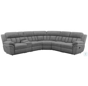 Bahrain Charcoal Power Reclining Sectional