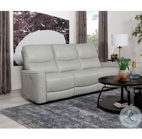 Greenfield Ivory Power Reclining Living Room Set