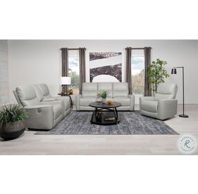 Greenfield Ivory Power Reclining Console Loveseat