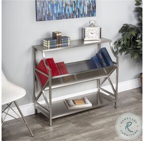 Keats Nickel Plated Library Bookcase