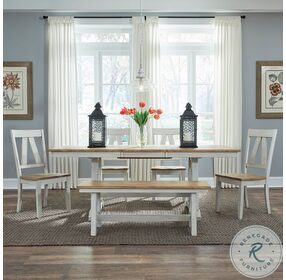 Lindsey Farm Weathered White And Sandstone Backless Bench