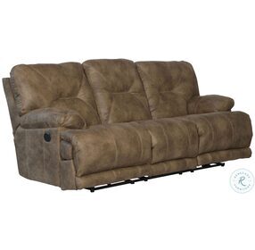 Voyager Brandy Power Reclining Living Room Set With 3 Recliners