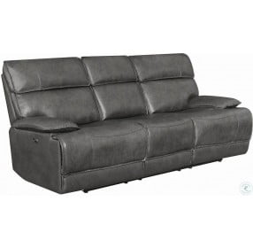 Stanford Charcoal Power Reclining Living Room Set
