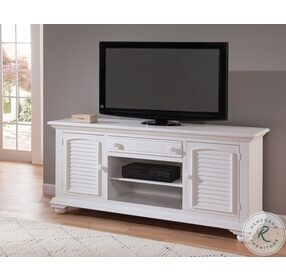 Cottage Traditions Clean White 72" TV Stand