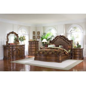 San Mateo Queen Upholstered Sleigh Bed