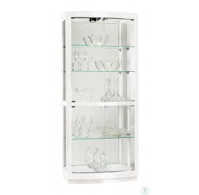 Bradington Gloss White Curio Cabinet