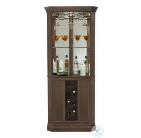 Piedmont Aged Auburn Wine Cabinet
