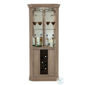 Piedmont Aged Gray Wine Cabinet