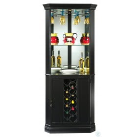 Piedmont Black Satin Wine Cabinet