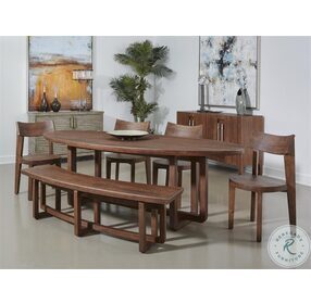 Gabriel Arcadia Vinegar Brown Dining Chair Set Of 2