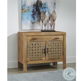 Griffith Augustine Brown And Jute Cabinet